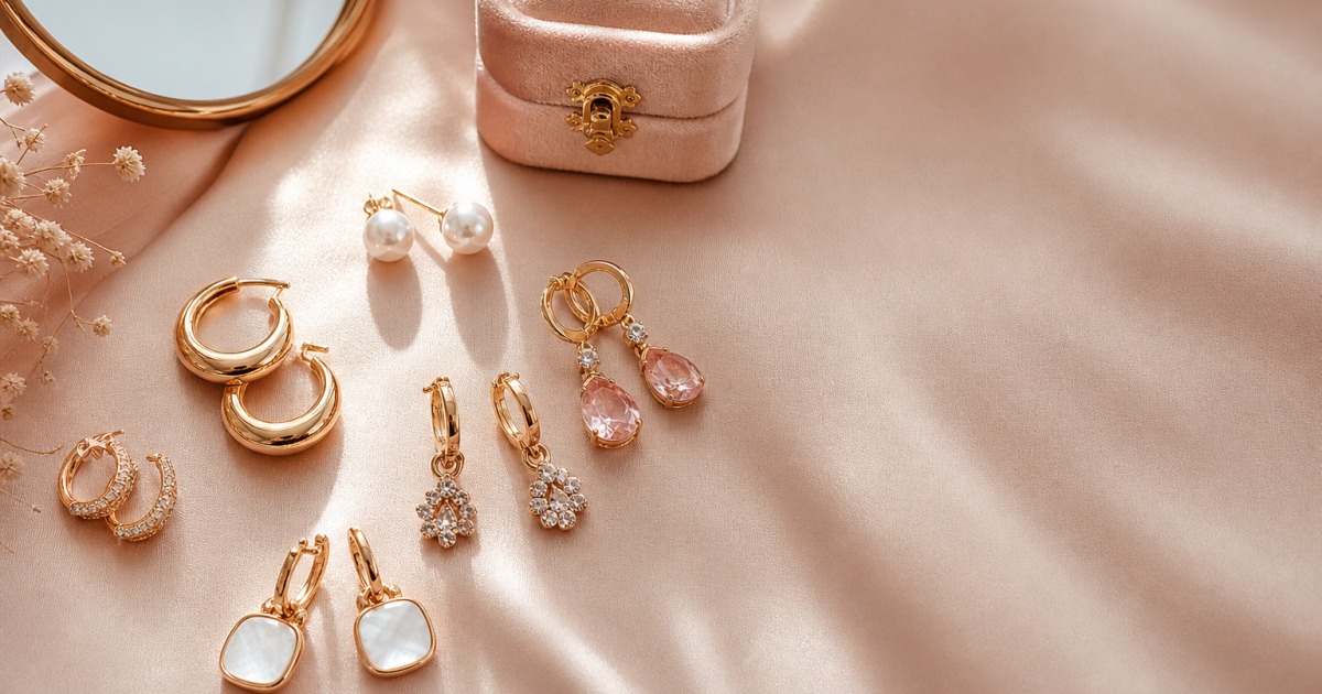 Comment choisir des boucles d'oreilles : selon le matériau, le style et l'occasion
