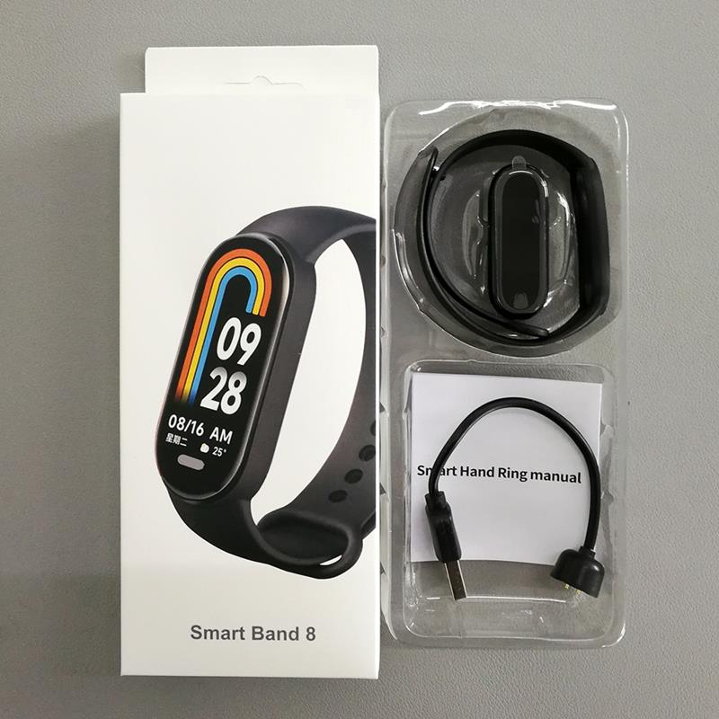 Montre connectée M8 avec bracelet magnétique - Noire
