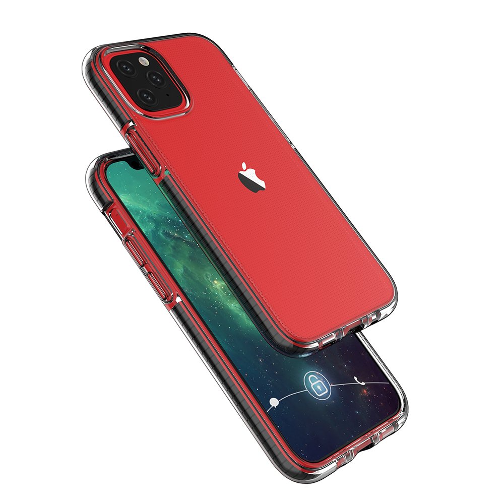 Étui Spring clear TPU pour Apple iPhone 12 Mini - Turquoise