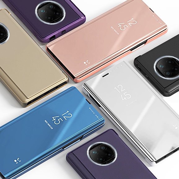 Étui Clear View pour Xiaomi Redmi Note 9T 5G - Bleu