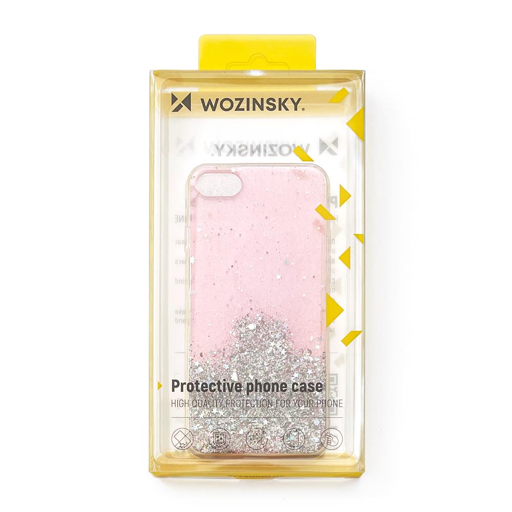 Coque en silicone Wozinsky Star Glitter pour Xiaomi Redmi Note 10S/Redmi Note 10 - Transparent