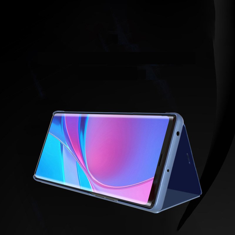 Étui Clear View pour Huawei Y5P - Doré