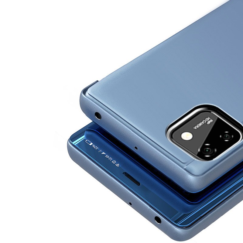 Étui Clear View pour Huawei Y5P - Doré