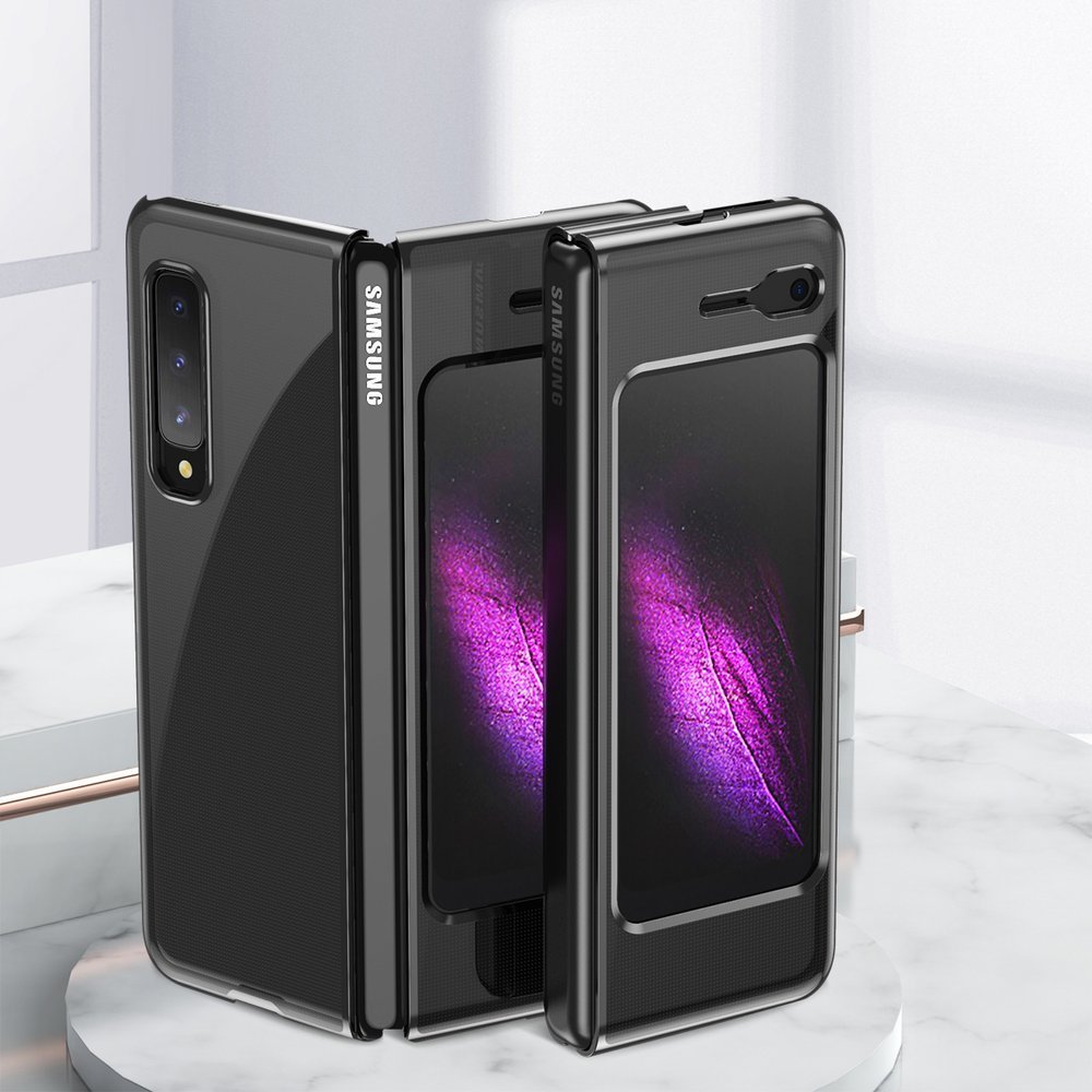 Coque Plating Case Hard pour Samsung Galaxy Fold - Noir