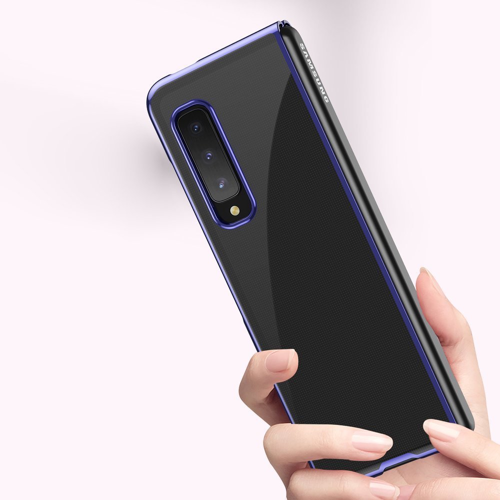 Coque Plating Case Hard pour Samsung Galaxy Fold - Noir