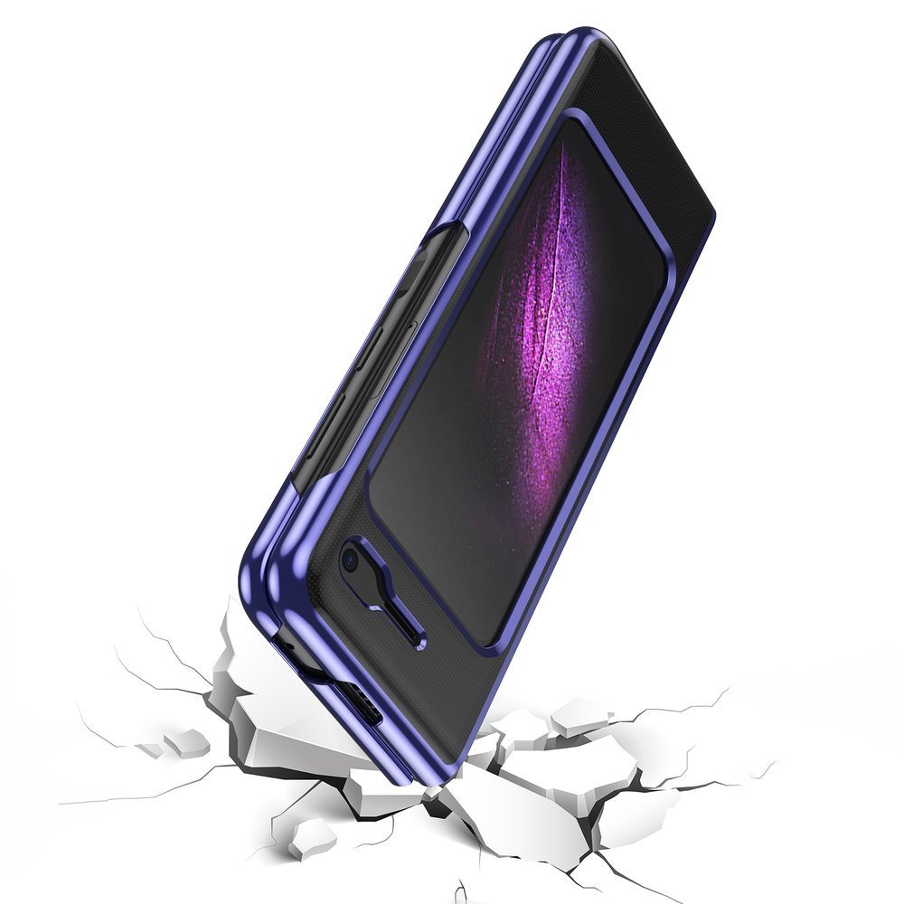 Coque Plating Case Hard pour Samsung Galaxy Fold - Noir