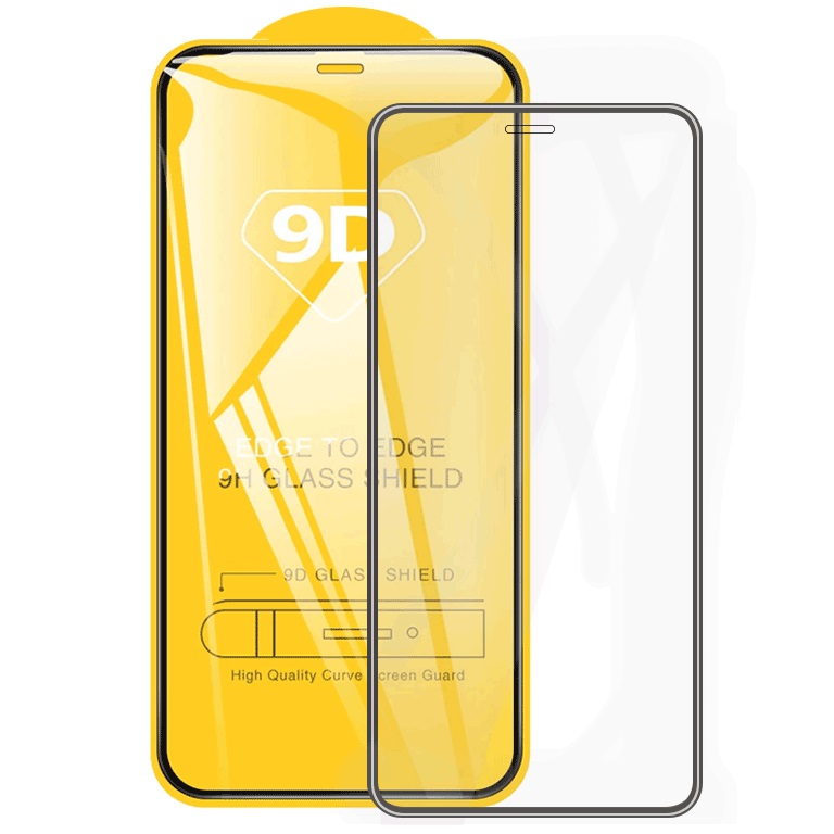 Verre de protection 9D Fenix pour Oppo A36/A76/A96 - Noir