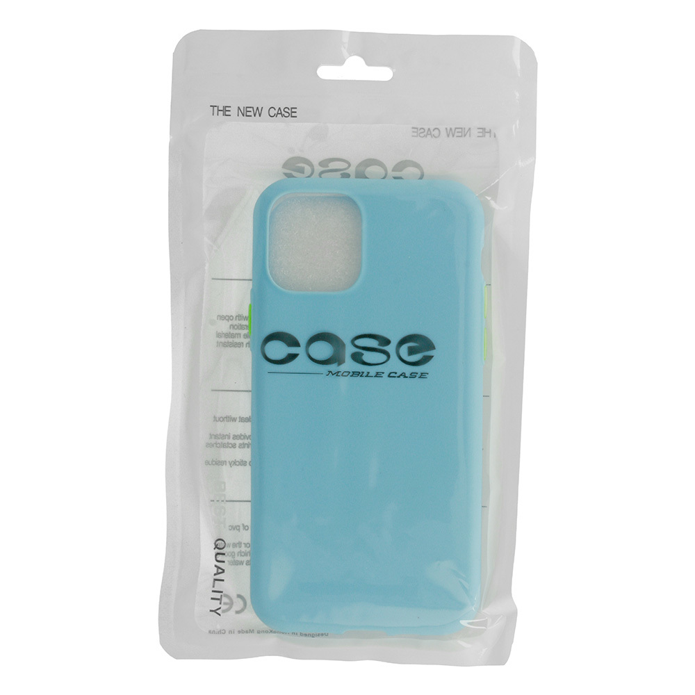 Coque en silicone Solid pour Xiaomi Redmi 9 - Bleu
