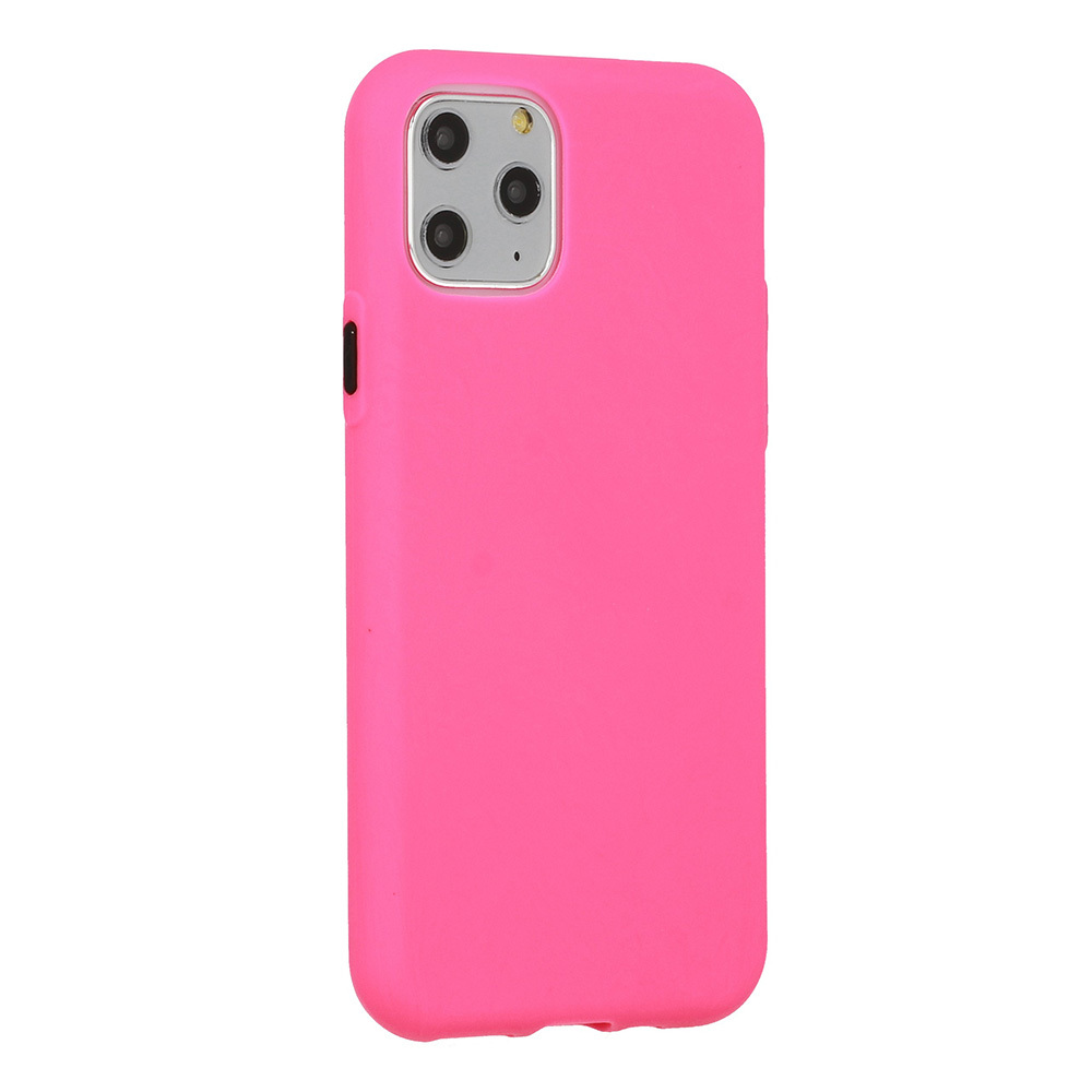 Coque en silicone Solid pour Samsung Galaxy S21 5G - Rose