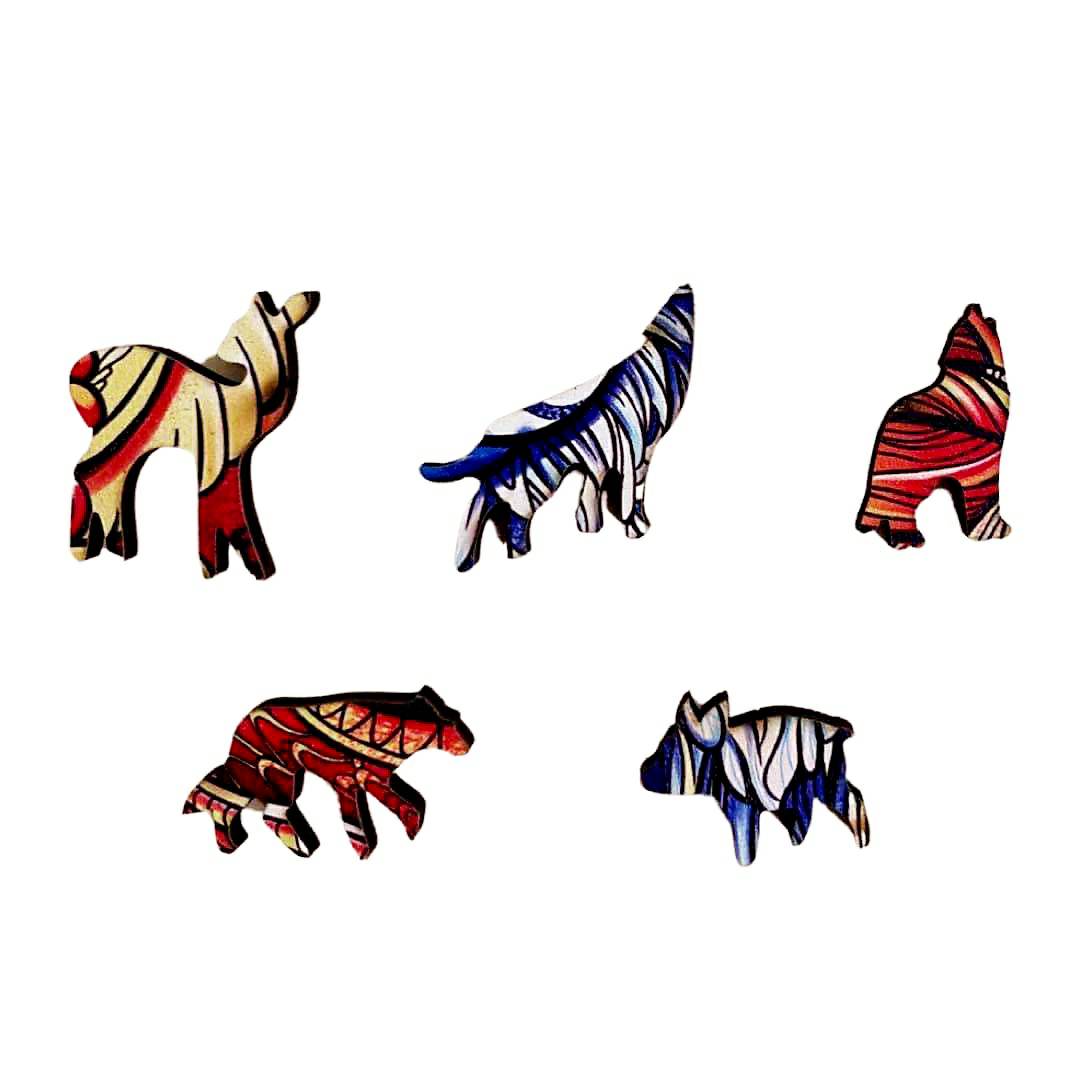 Puzzle en bois - Flamant / L