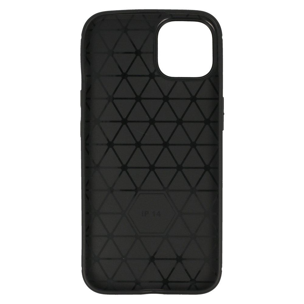Coque Carbon Shield TPU pour Apple iPhone 14 - Bleu foncé