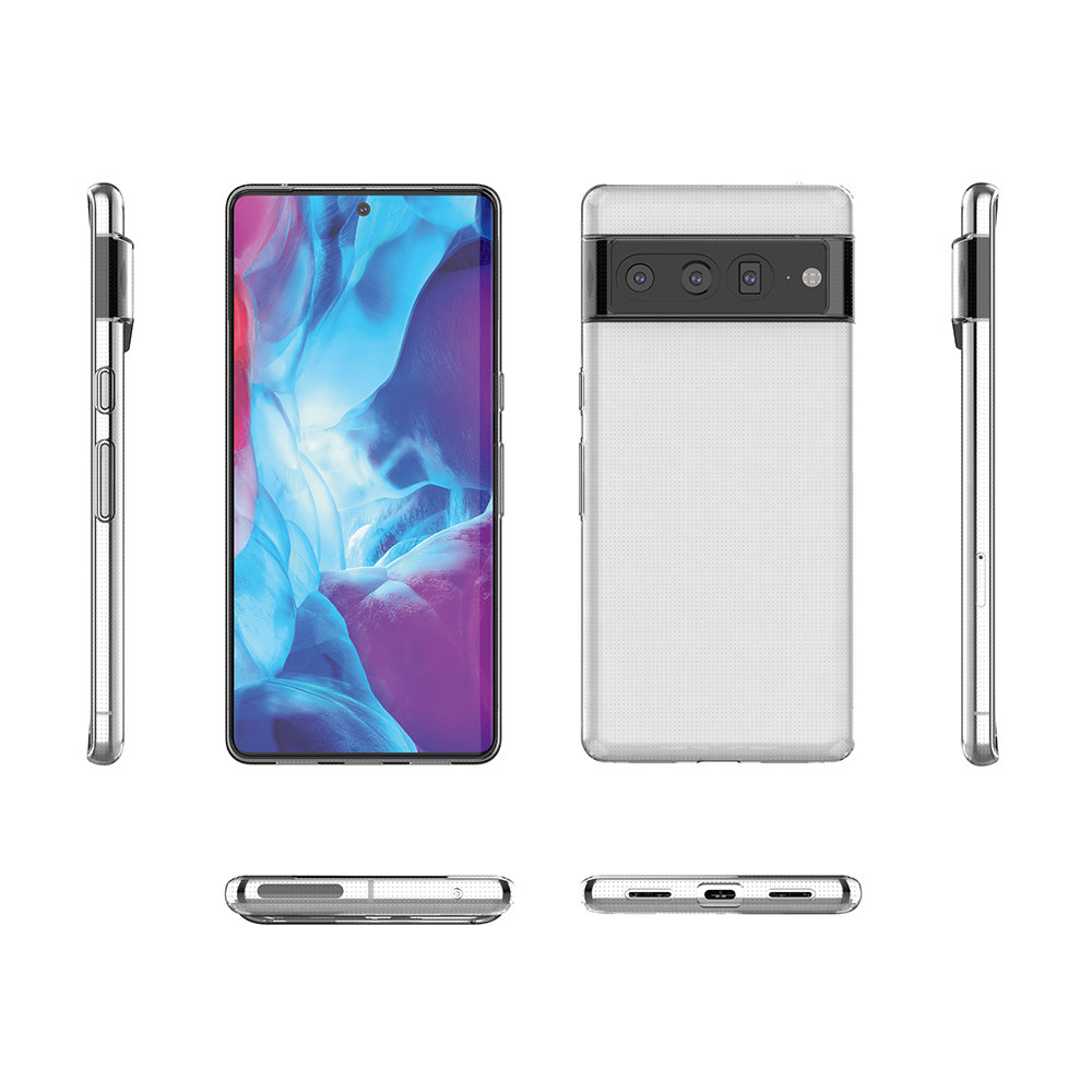 Coque de protection transparente pour Google Pixel 7 Pro - Transparent