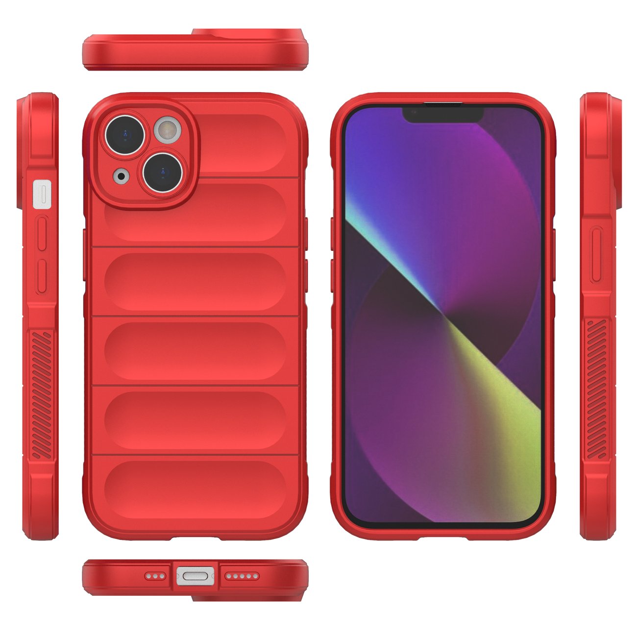 Coque Magic Shield pour Apple iPhone 14 - Rouge