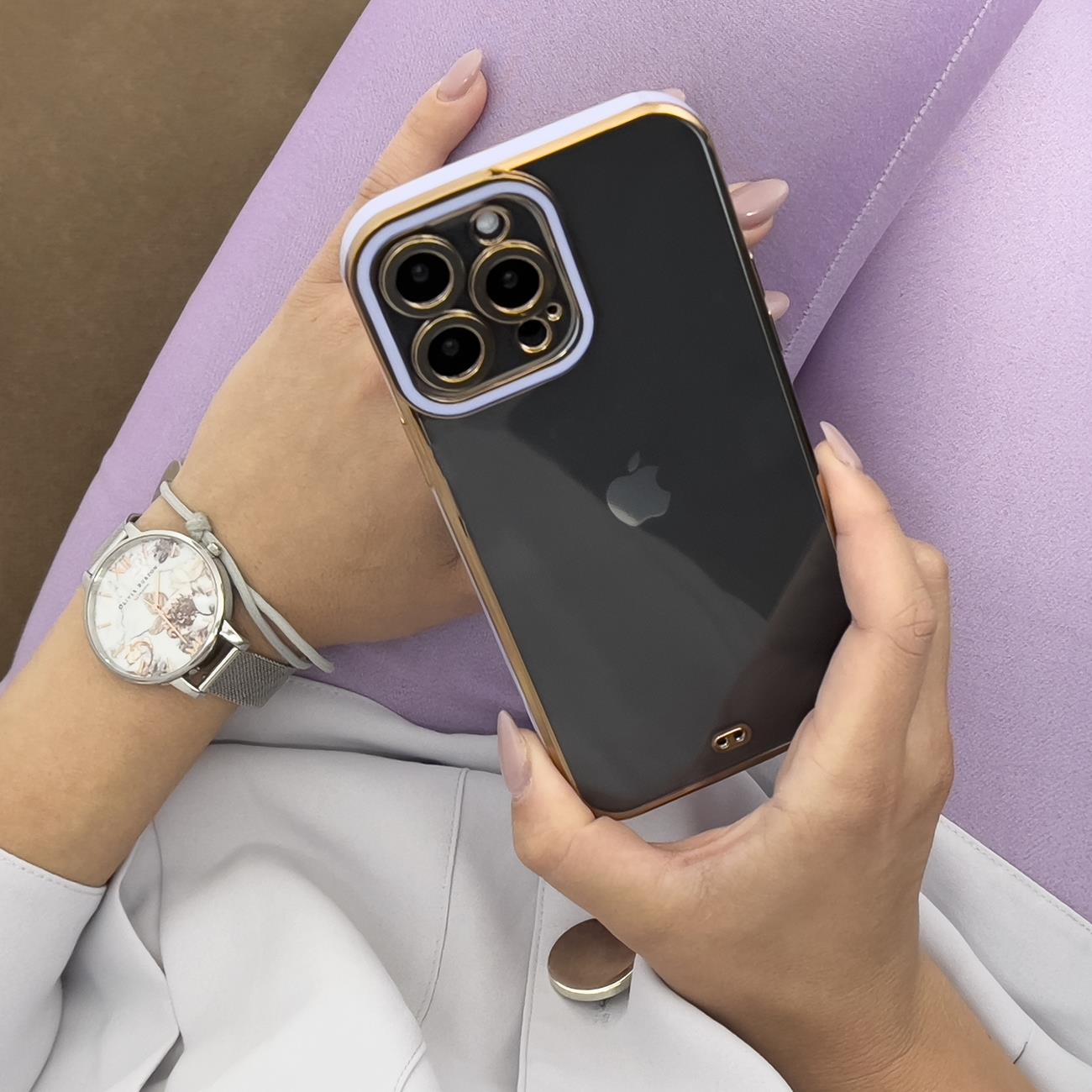 Fashion Case pour Apple iPhone 12 - Doré