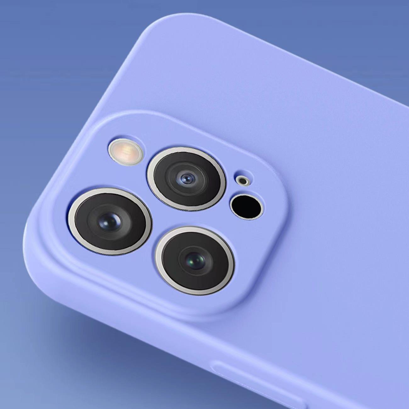 Coque en silicone pour Apple iPhone 13 Pro Max - Violet