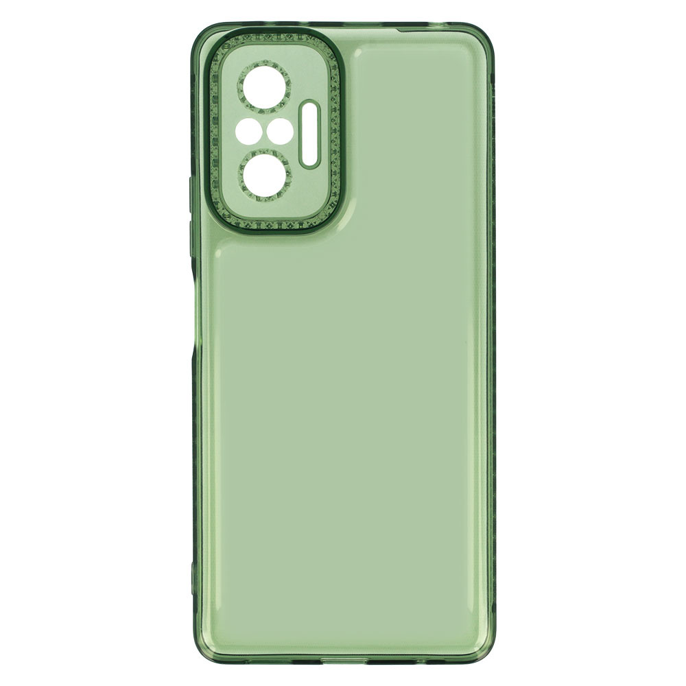 Coque en diamant cristal pour Xiaomi Redmi Note 10 Pro / Redmi Note 10 Pro Max - Vert