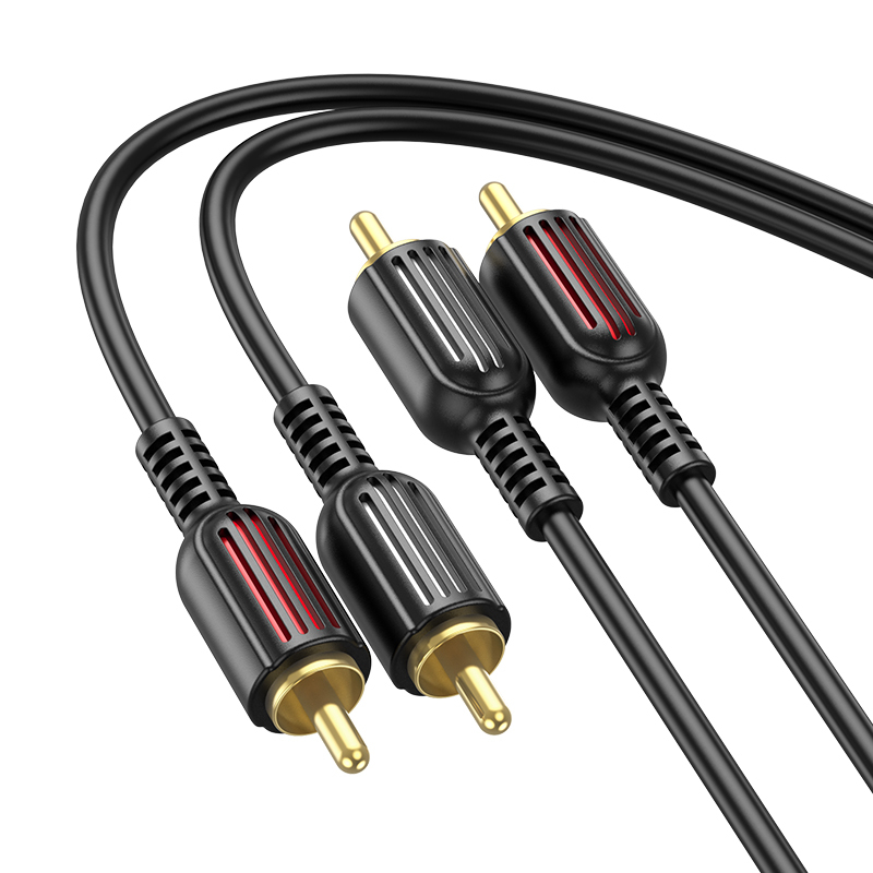 Borofone Câble BL13 - 2RCA à 2RCA - 1,5m - Noir
