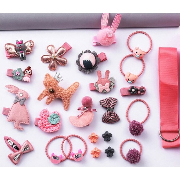 Accessoires capillaires dans la valisette Fée - TypJ