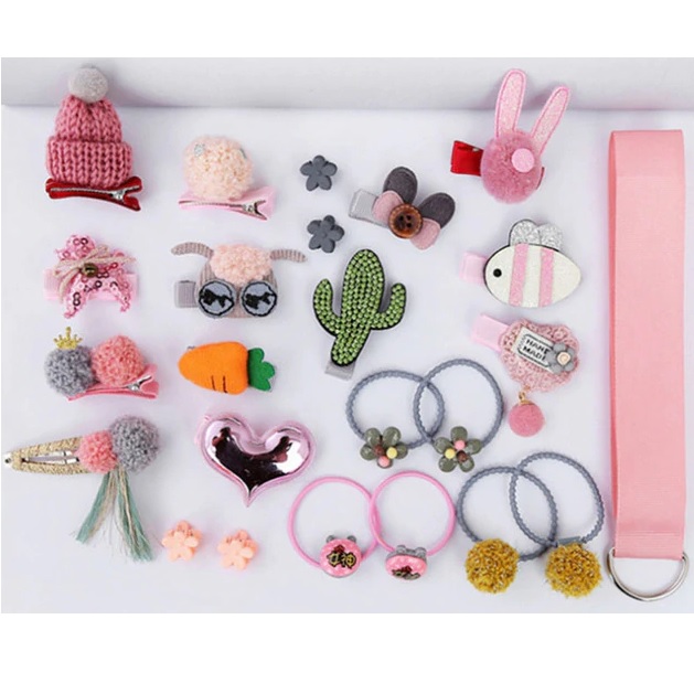 Accessoires capillaires dans la valisette Fée - TypJ