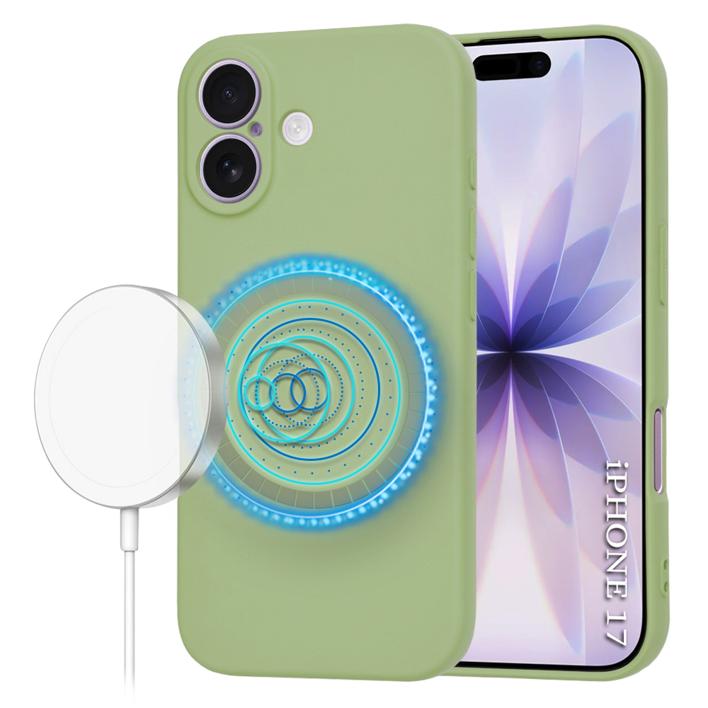 Techsuit - coque SoftFlex MagSafe pour Apple iPhone 17 - Bleu