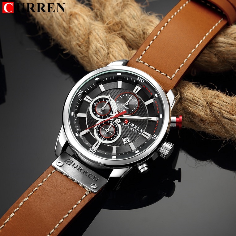 Montre CURREN - Marron / Dorée