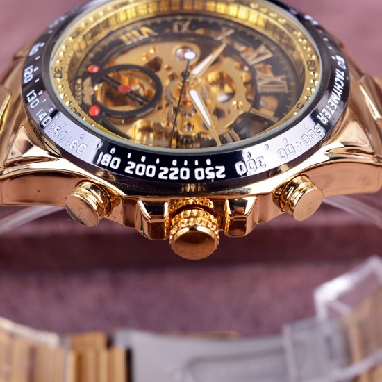 Montre Homme BO-3054 - Dorée / Blanche