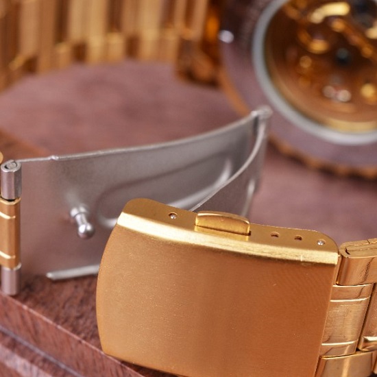 Montre Homme BO-3054 - Dorée / Blanche