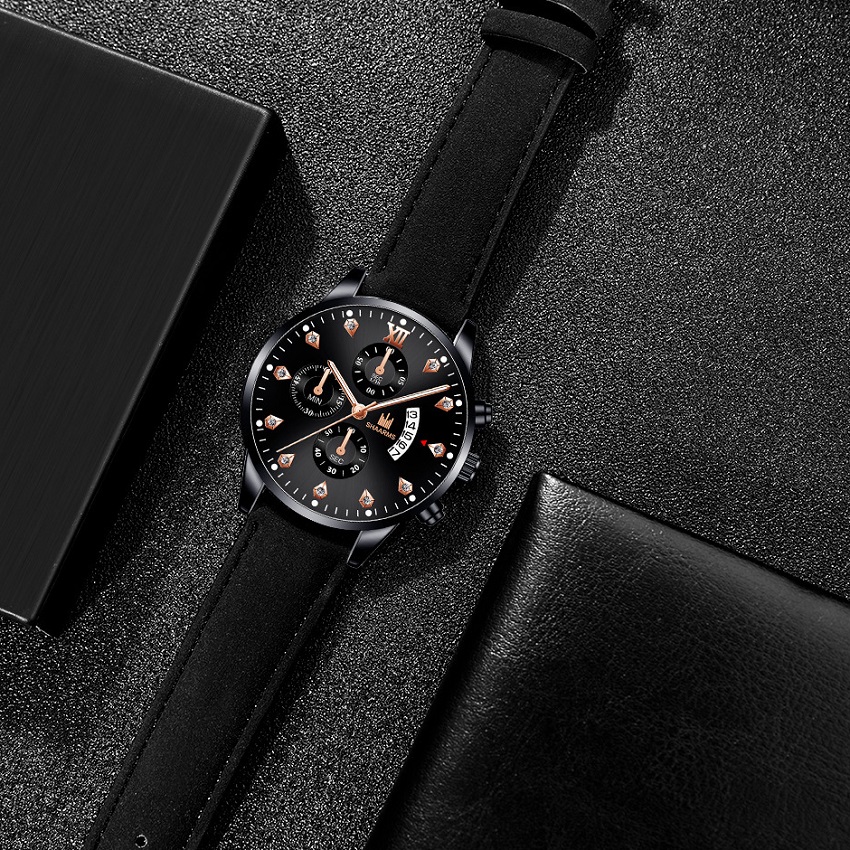 Montre QU-14270 - Marron / Doré Rose