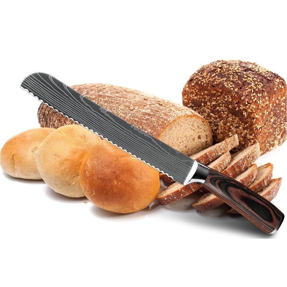 Ensemble de couteaux de cuisine BL-39184 - 9pcs / Violet