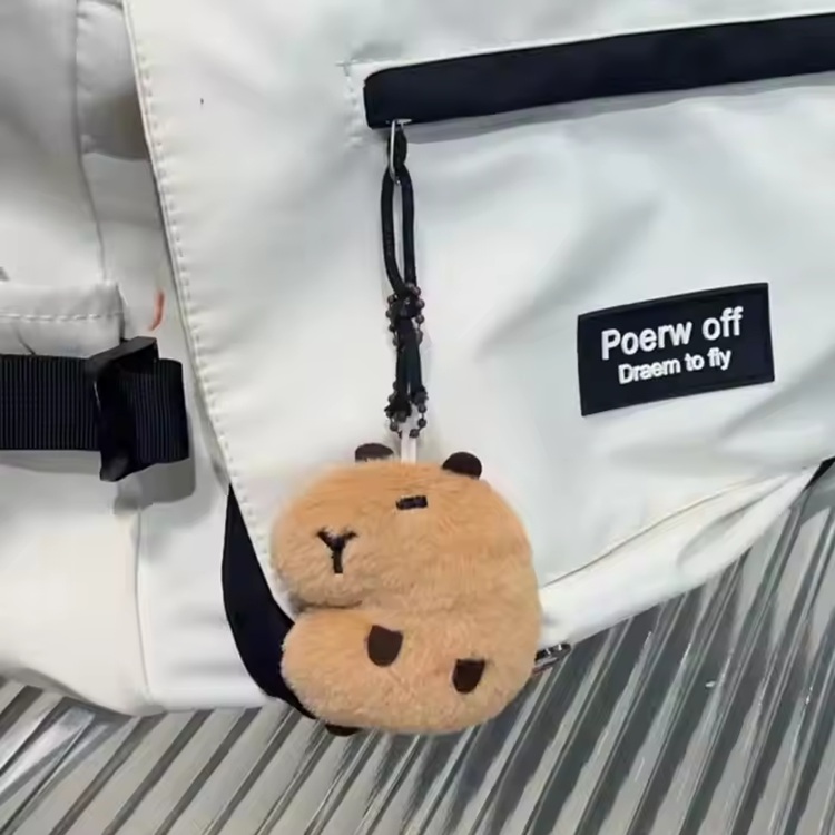 Pendentif Capybara - Marron