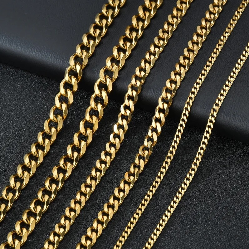 Chaîne DE-34665 - Or / 50cm / 3mm
