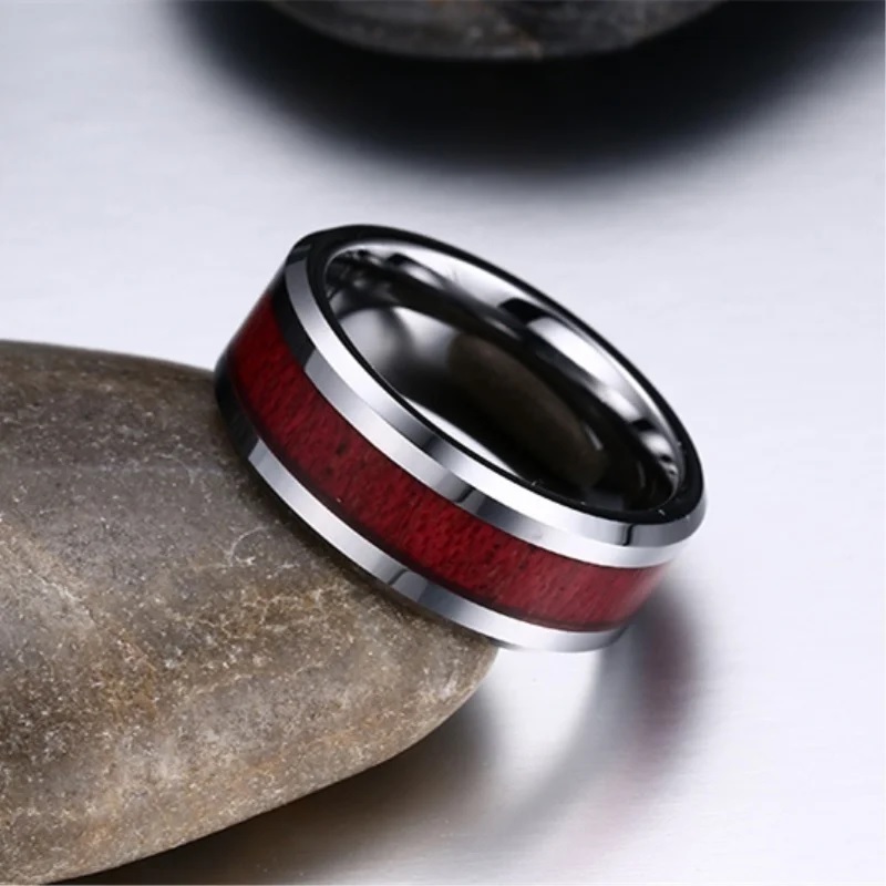 Bague GA-32432 - Argent / Marron / 62mm