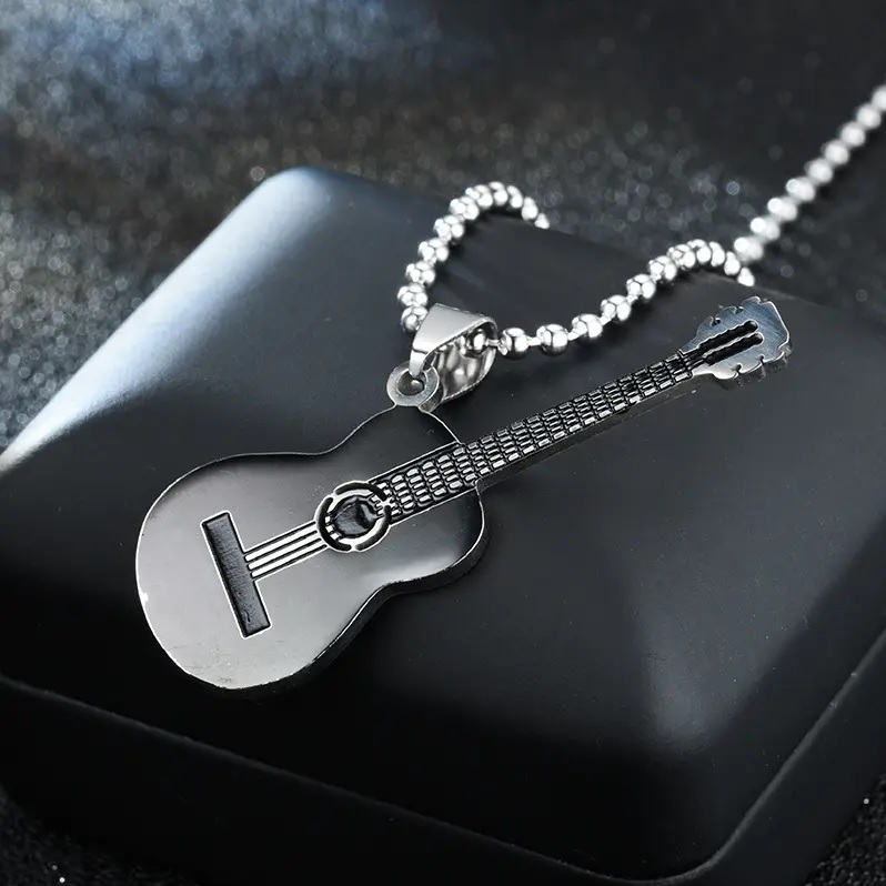 Collier Gitarre - Noir