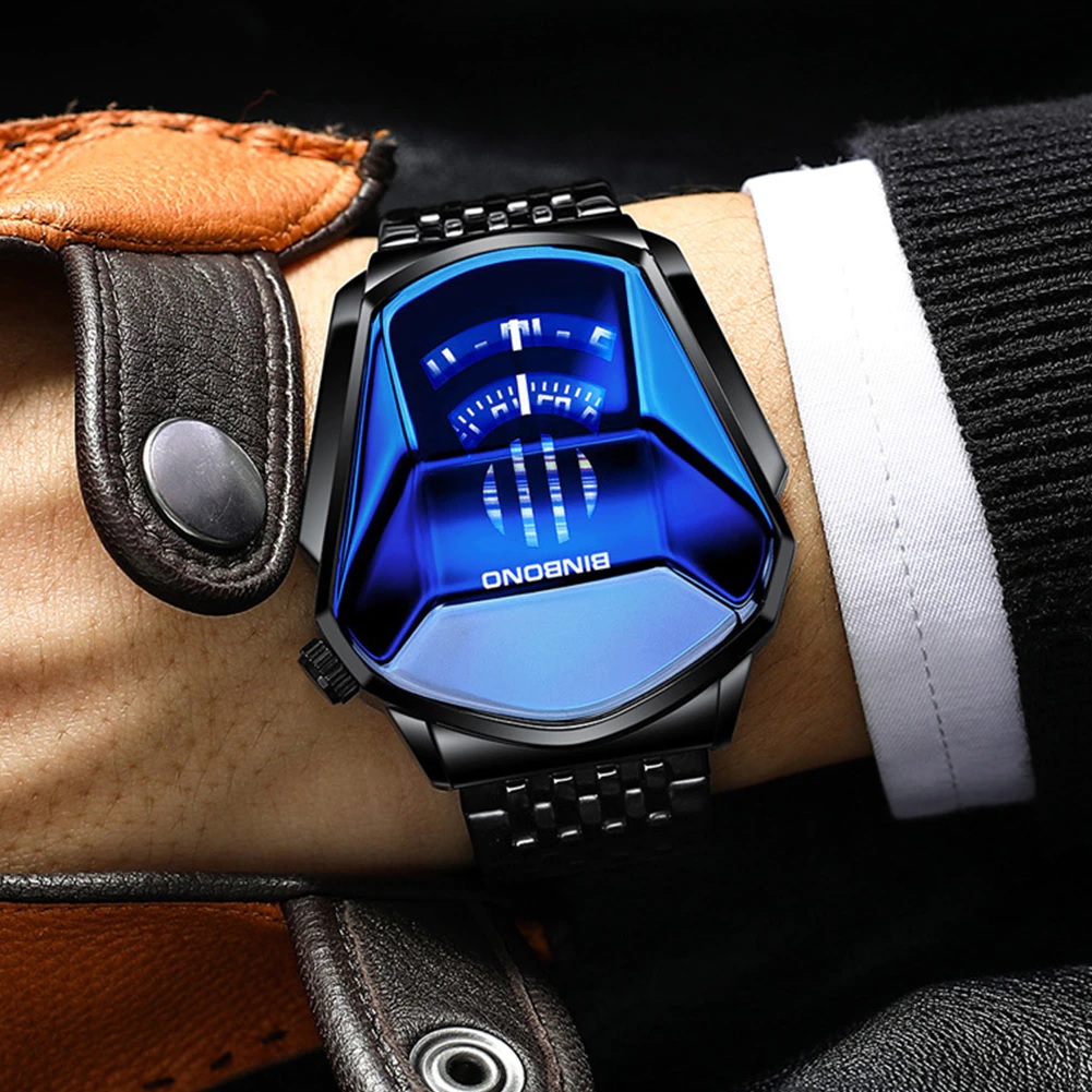 Montre pour homme MA-7494 - Argenté / Bleu