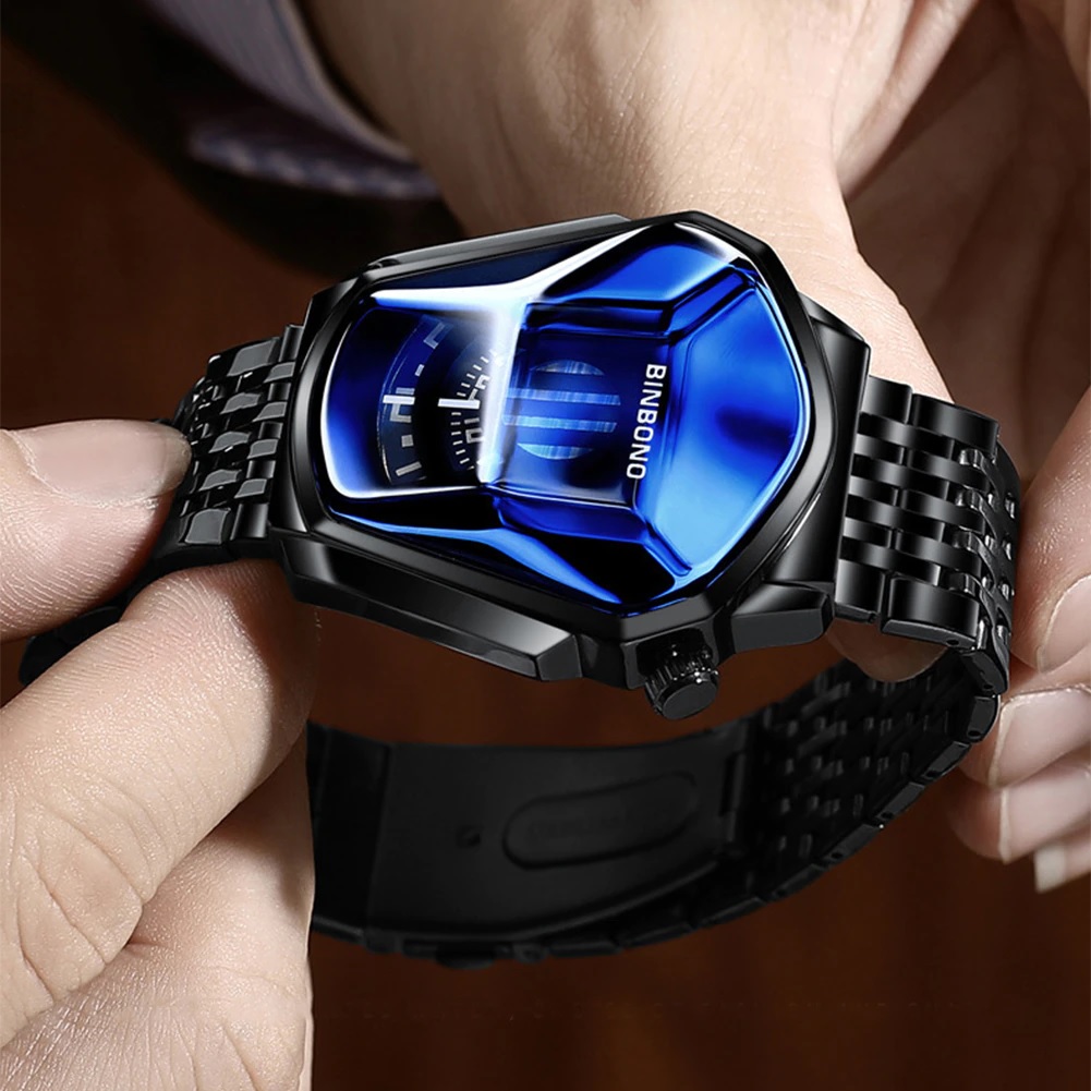 Montre pour homme MA-7494 - Argenté / Bleu