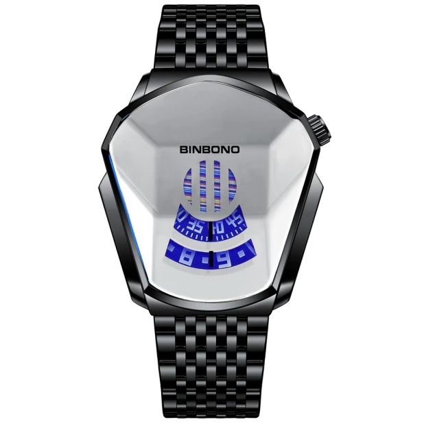 Montre pour homme MA-7494 - Argenté / Bleu