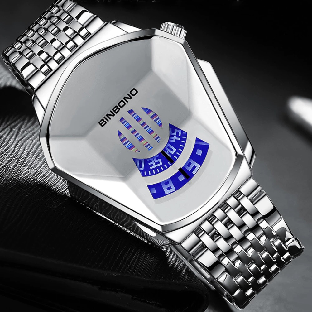 Montre pour homme MA-7494 - Argenté / Bleu
