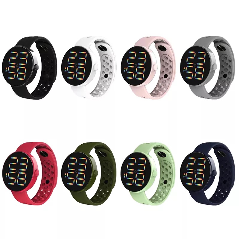 Montre en silicone RO-22396 - Vert clair