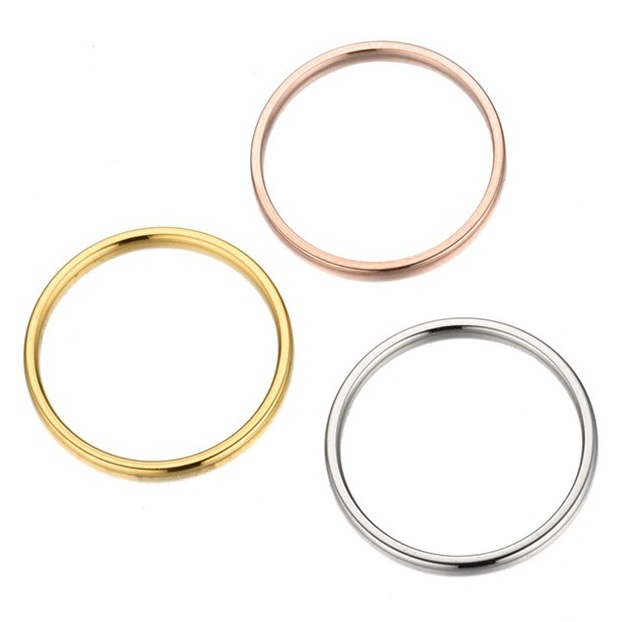 Bague IV-16946 - Doré / Rose / 55mm