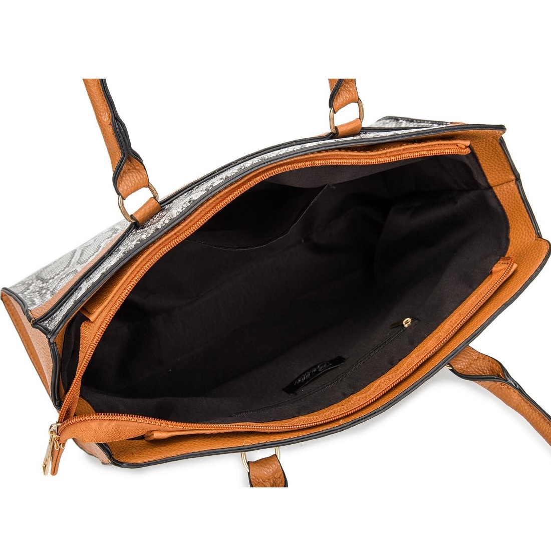 Sac à main AG-6864 - Noir / Blanc