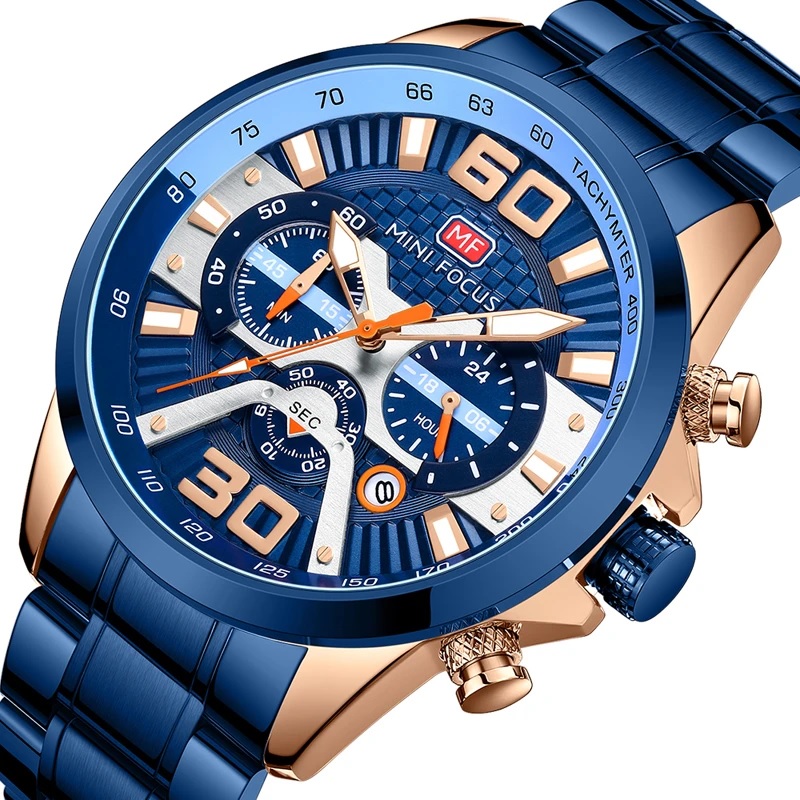 Montre Mini Focus NO-23883 - Bleue