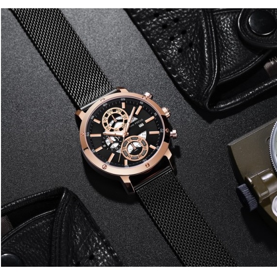 Montre Mini Focus VA-23940 - Bleu / Or Rose