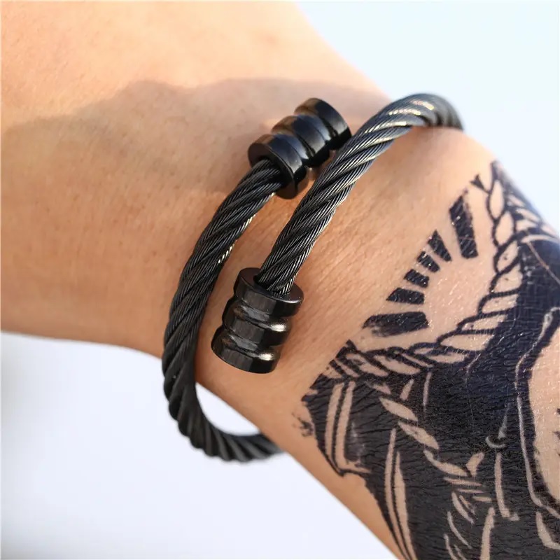 Bracelet LO-27211 - Noir / Doré
