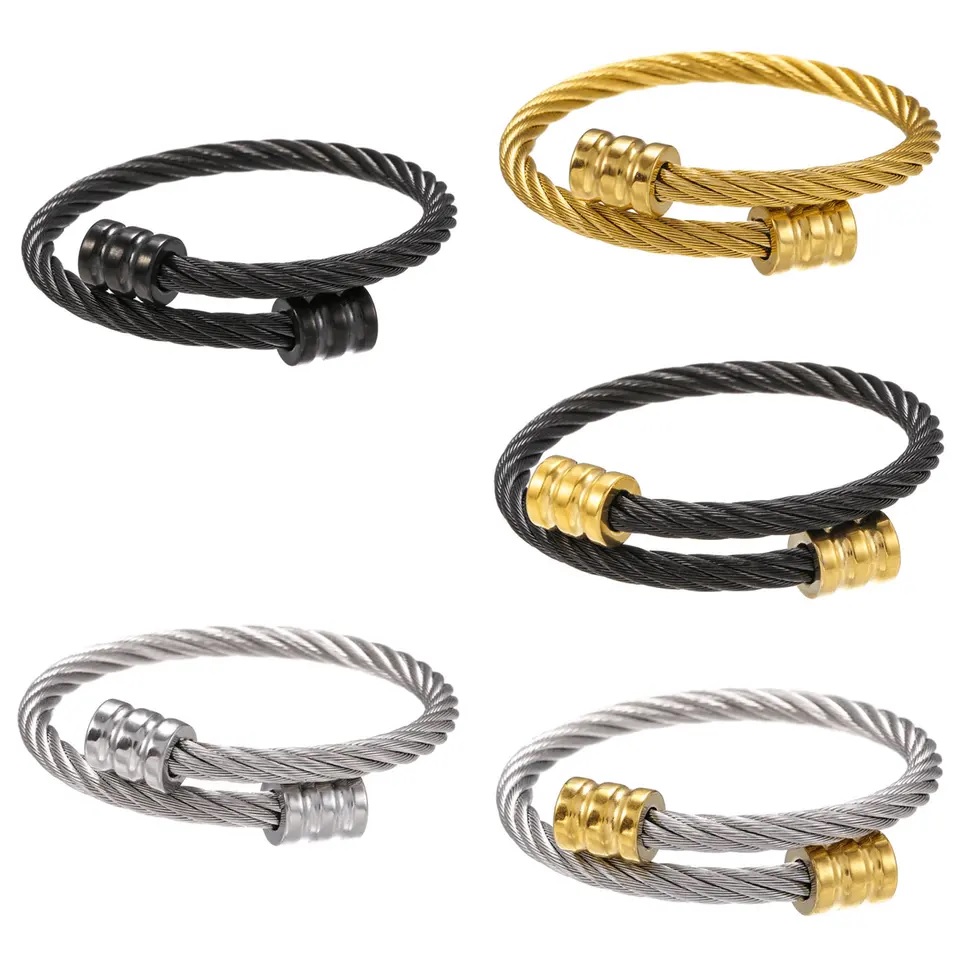 Bracelet LO-27211 - Noir / Doré