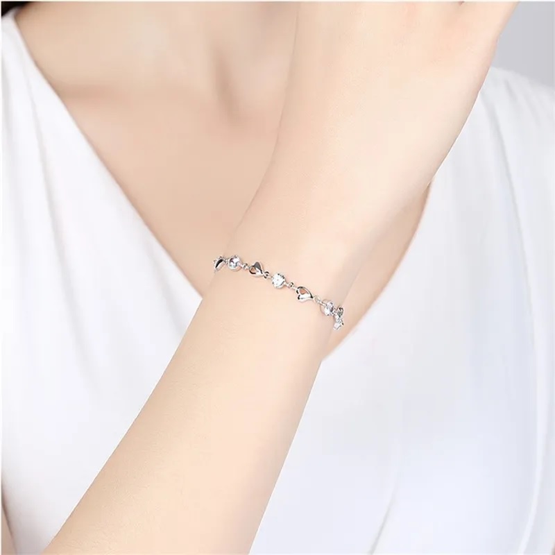 Bracelet MI - 40993 - Argent / Vert