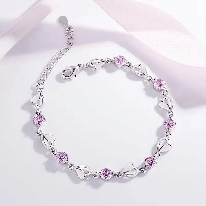 Bracelet MI - 40993 - Argent / Vert