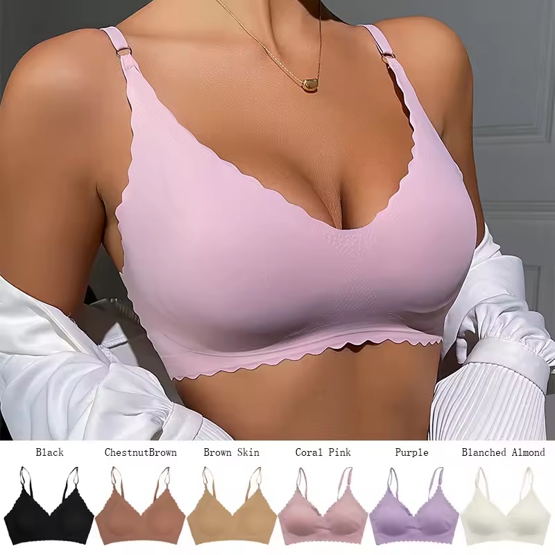Soutien-gorge sans couture EL-30856 - Violet / XL