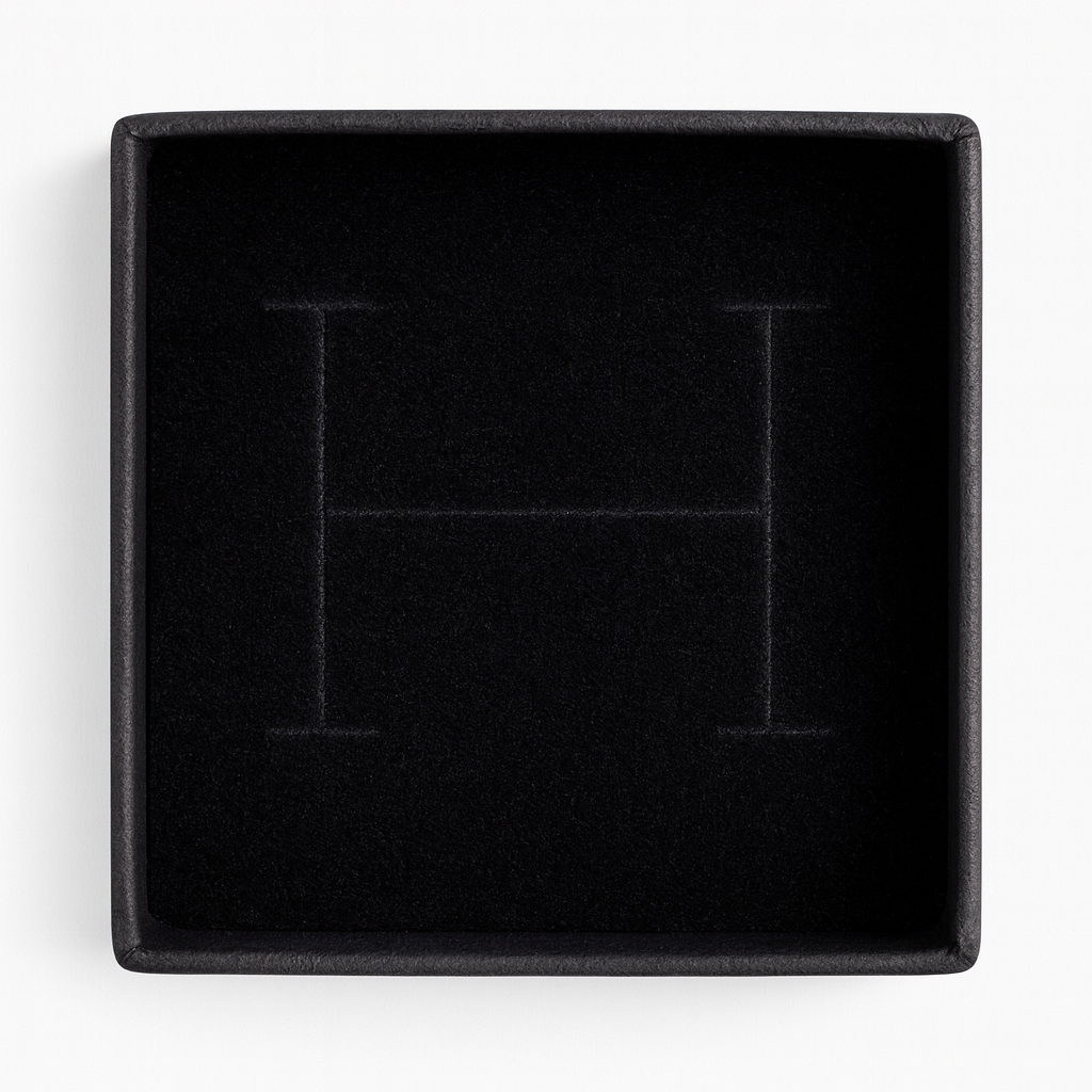 Boîte cadeau - Grise / 9x9cm