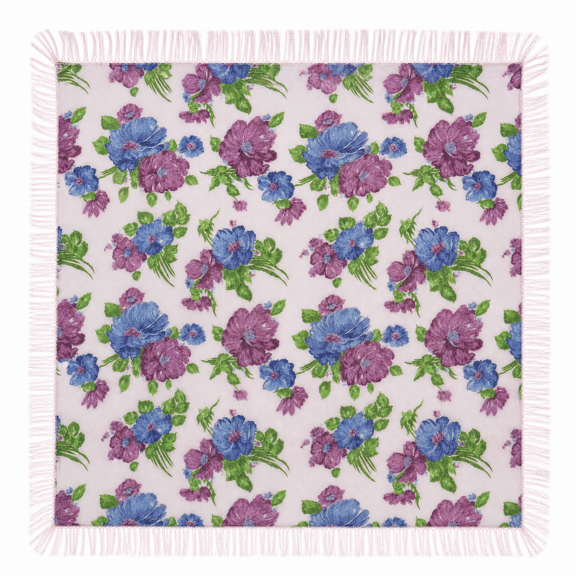 Foulard VA-42121 - Rose / Bleu