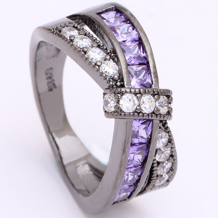 Bague DI-2290 - Noir / Rouge / 54,4mm